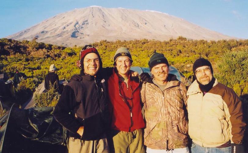 The Climbers at 11,000 feet
Ken Malik, Brad Neal, Ralph Lake, and Jan Zlotnick