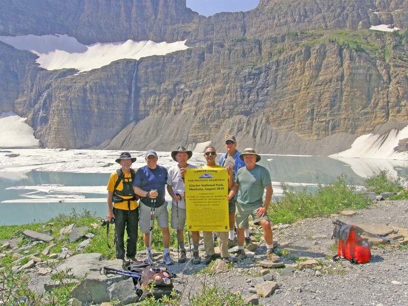 Climbing Team by Upper Grinnell Lake